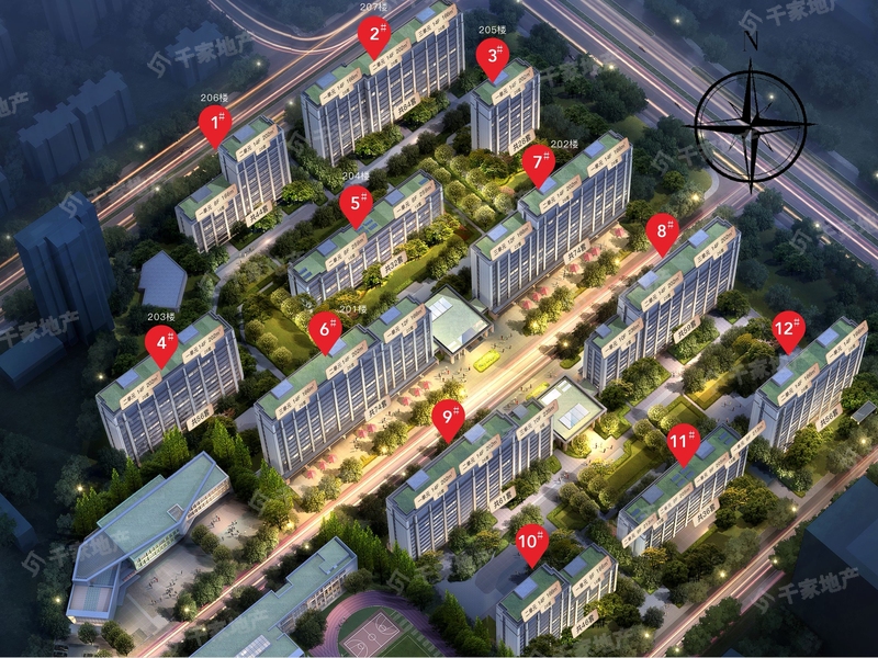 陕建·唐沣壹号院,唐山学院路和长虹道交叉口新房楼盘房价户型,周边配套,交通详情,唐山千家网络